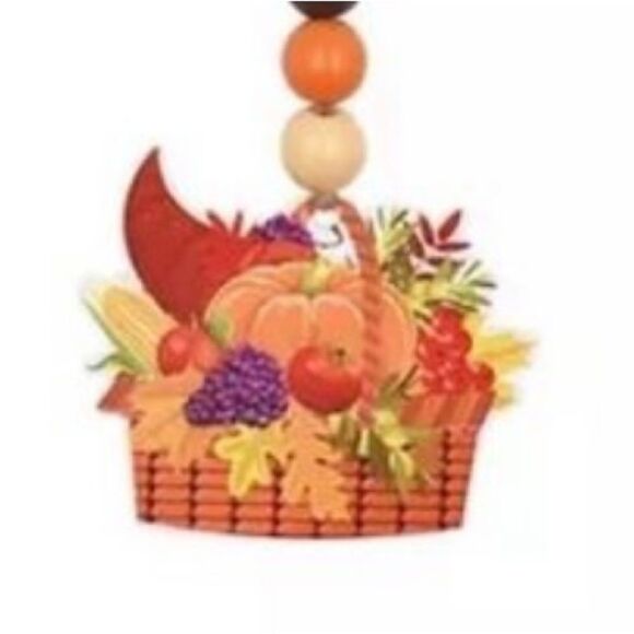 2/$15 TIER TRAY FALL DECOR THANKSGIVING BASKET - Picture 1 of 11